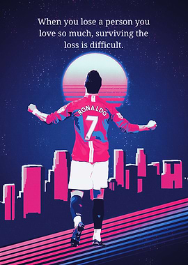 Ronaldo Retro Style Art