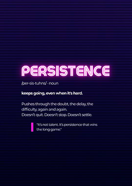 Persistence Definition