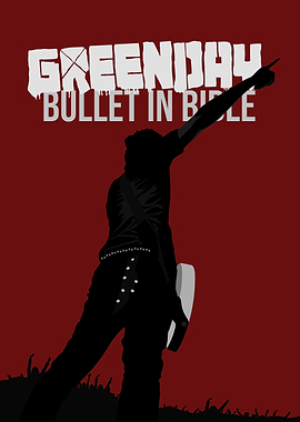 Green Day Bullet in a Bible Poster