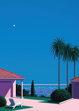 Palm Mirage – 80s Dreamscape