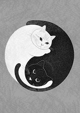 Yin Yang Cats