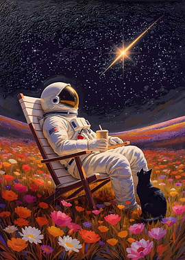 Just A Chilling Astronaut