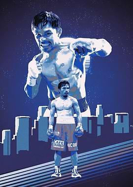 Manny Pacquiao Boxing Champion Art
