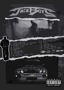 travis scott Jackboy 2 Album Cover POSTER