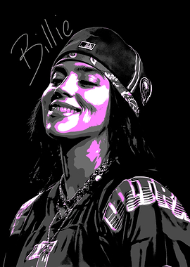 Billie Eilish Pop Art Portrait