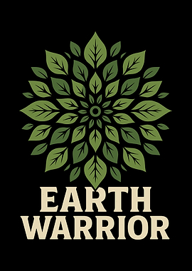 Earth Warrior Leaf Mandala