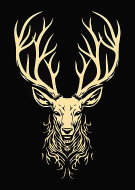 Elegant Deer Head