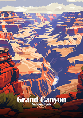 Grand Canyon National Park Illustration