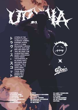 Travis Scott Utopia Album Cover