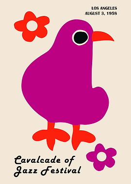 Cavalcade of Jazz Festival Poster