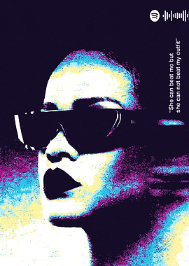 Rihanna Pop Art Portrait