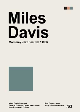 Miles Davis Monterey Jazz Festival 1963