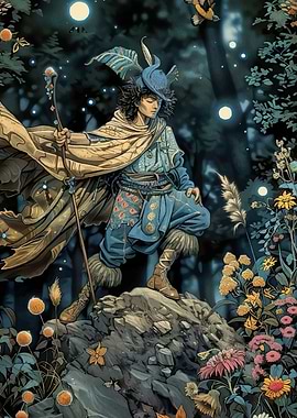 Fantasy Forest Wanderer