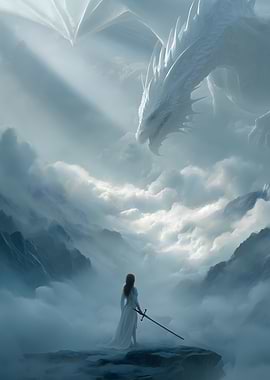 Dragon and Warrior Woman