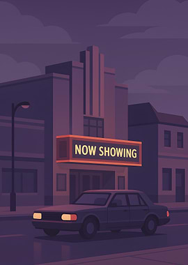 Night at the Movies Illustration