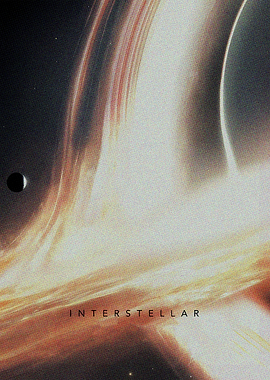 Interstellar Movie Poster Black Hole