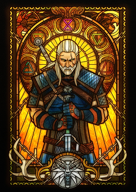 Geralt Stained Glass
