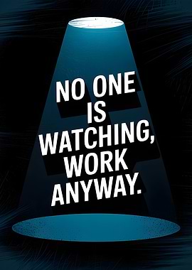 Inspirational Work Anyway Text Art