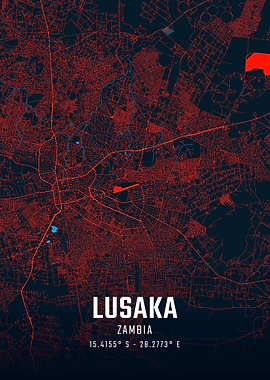 Lusaka City Map