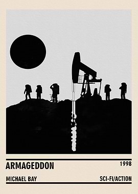 Armageddon Movie Poster Minimalist