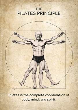 The Pilates Principle Vitruvian Man
