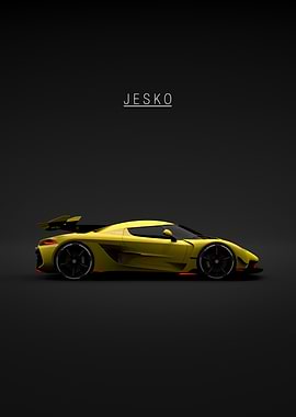 Koenigsegg Jesko Yellow