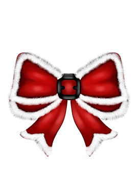 Santa Bow Christmas