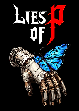 Lies of P Steampunk Hand Butterfly