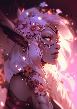 Floral Elf Portrait