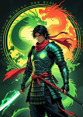 Anime Warrior Dragons