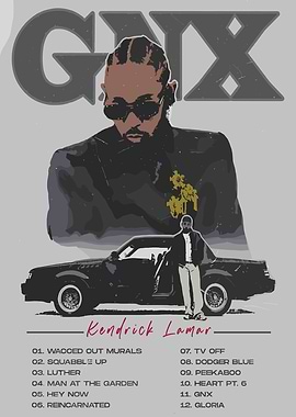 Kendrick Lamar GNX Album Art
