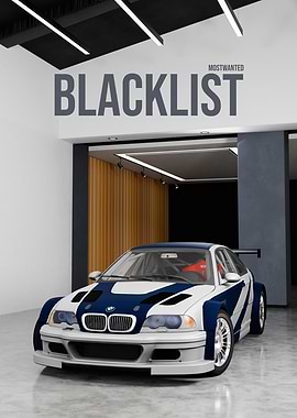 BMW M3 GTR Most Wanted Black-list