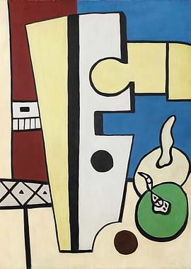 Abstract Still Life with Geometric Shapes - Fernand Leger
