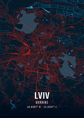 Lviv City Map