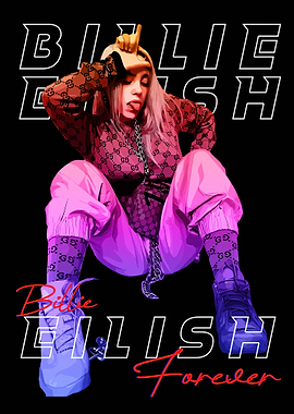 Billie Eilish Forever Pop Art
