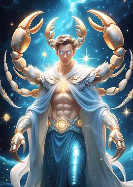 Zodiac Sign Cancer Humanoid