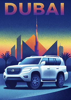 Dubai Travel Poster