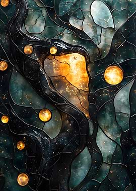 Stained Glass Cosmic Clouds