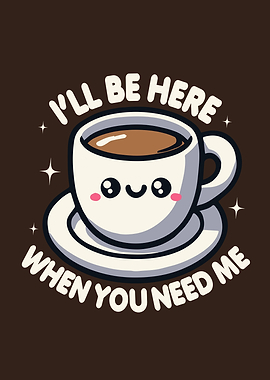 I'll Be Here When You Need Me Coffee