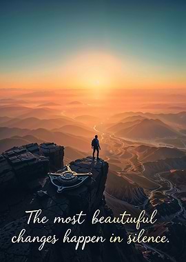 Silent Change - Sunrise Over Mountains