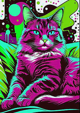 Colorful Cat