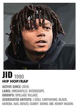 JID Portrait Hip Hop Artist