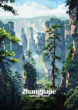 Zhangjiajie National Forest, China