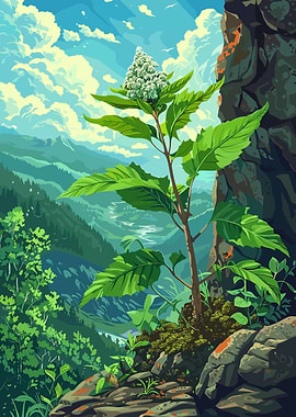 Mountain Plant Landscape