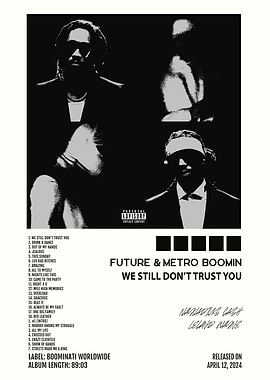 Future & Metro Boomin Album Cover