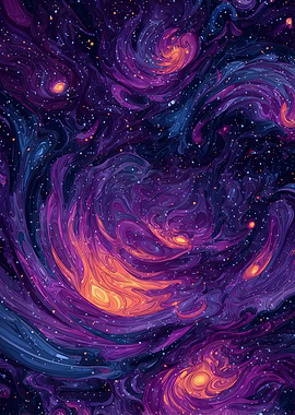 Abstract Galaxy Swirls