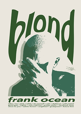 Frank Ocean Blond Album Cover Art