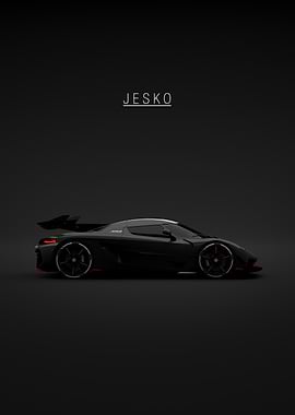 Koenigsegg Jesko Dark Car
