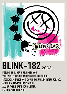 Blink-182 Album Poster