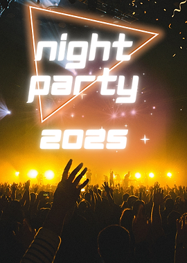 Night Party 2025 Event Poster
